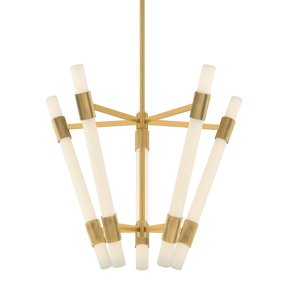 Corbett Lighting Canada - LED Chandelier - Krakow - Vintage Brass- Union Lighting Luminaires Decor