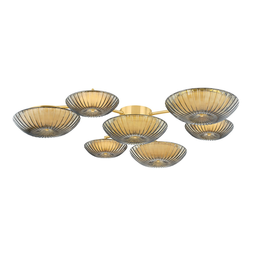 Corbett Lighting Canada - LED Flush Mount - Birmingham - Vintage Polished Brass- Union Lighting Luminaires Decor