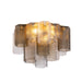 Corbett Lighting Canada - Four Light Semi Flush Mount - Helsinki - Vintage Gold Leaf- Union Lighting Luminaires Decor