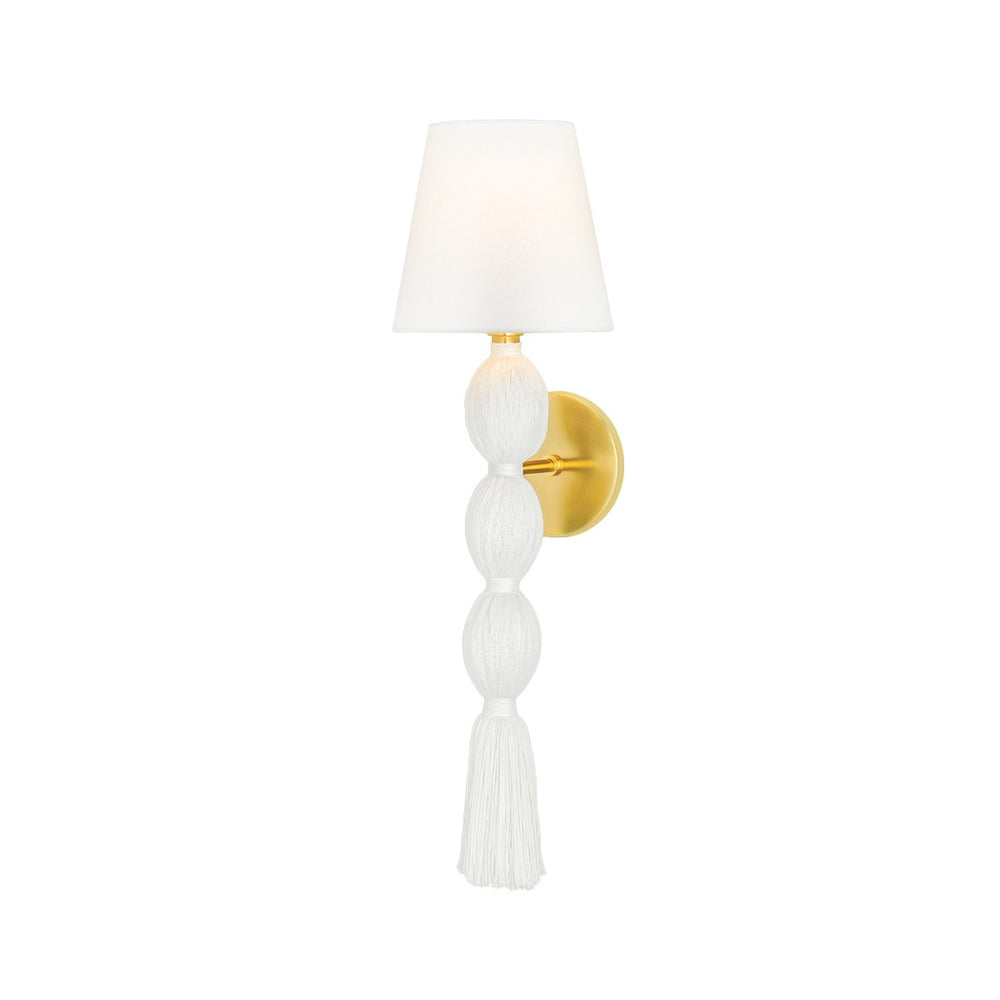 Mitzi Canada - One Light Wall Sconce - Indra - Aged Brass- Union Lighting Luminaires Decor