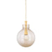 Mitzi Canada - One Light Pendant - Benita - Aged Brass- Union Lighting Luminaires Decor