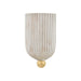 Mitzi Canada - One Light Wall Sconce - Amira - Aged Brass/Ceramic Fluted Cream- Union Lighting Luminaires Decor