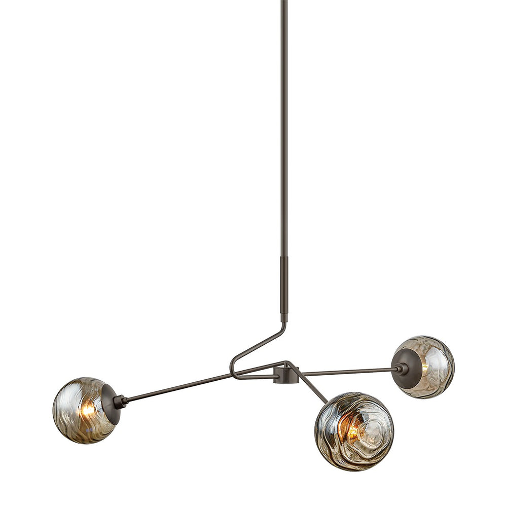 Mitzi Canada - Three Light Chandelier - Nyla - True Bronze- Union Lighting Luminaires Decor
