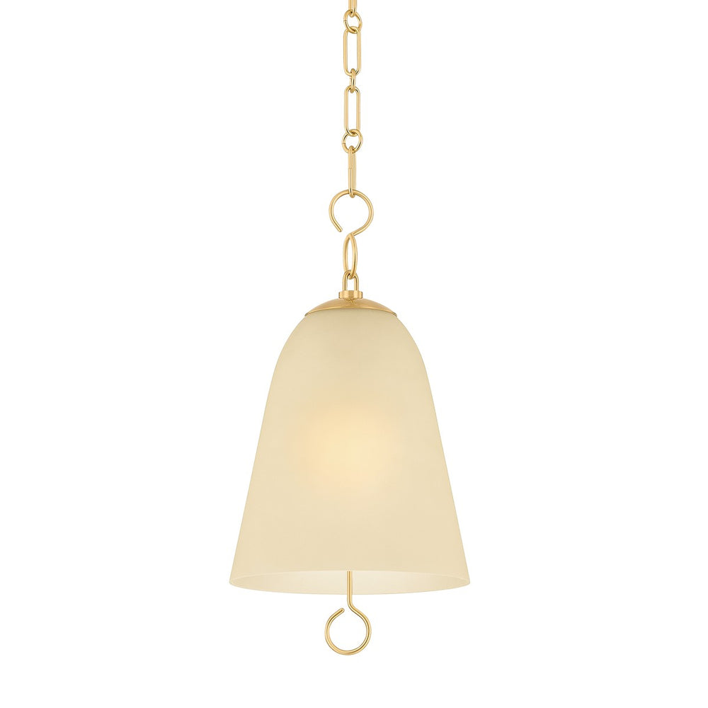 Mitzi Canada - One Light Pendant - Christine - Aged Brass- Union Lighting Luminaires Decor