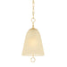 Mitzi Canada - One Light Pendant - Christine - Aged Brass- Union Lighting Luminaires Decor