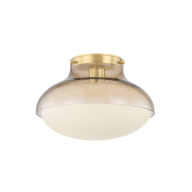 Mitzi Canada - One Light Flush Mount - Gianna - Aged Brass- Union Lighting Luminaires Decor