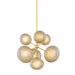 Mitzi Canada - Seven Light Chandelier - Zaley - Aged Brass- Union Lighting Luminaires Decor