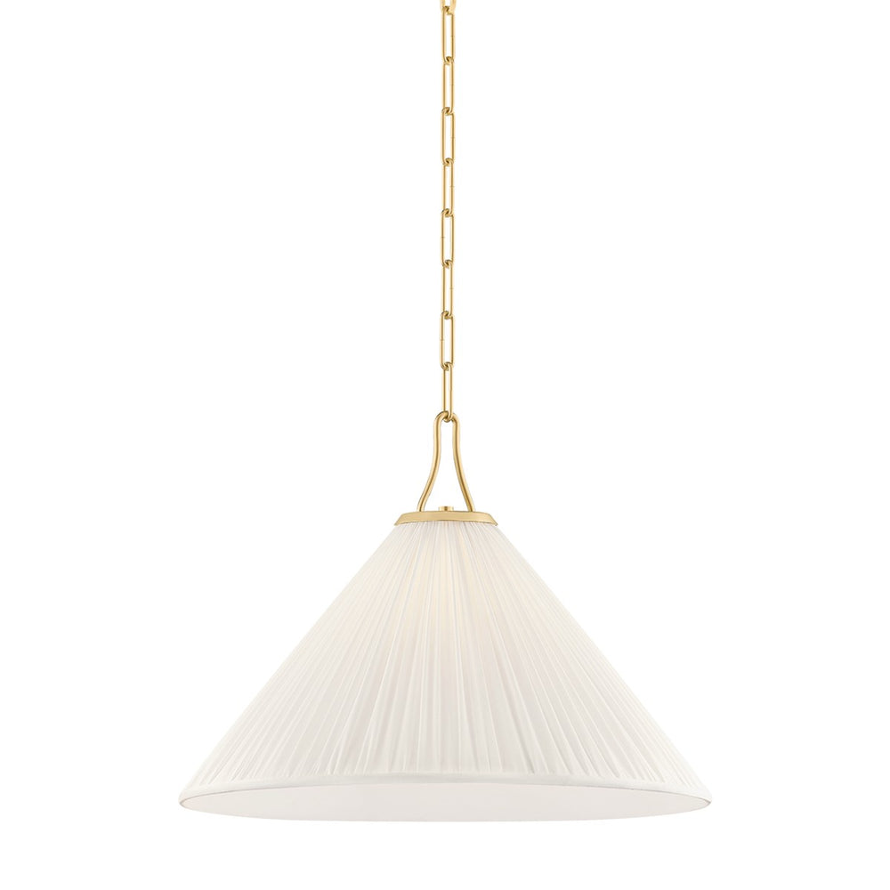 Mitzi Canada - One Light Pendant - Merida - Aged Brass- Union Lighting Luminaires Decor