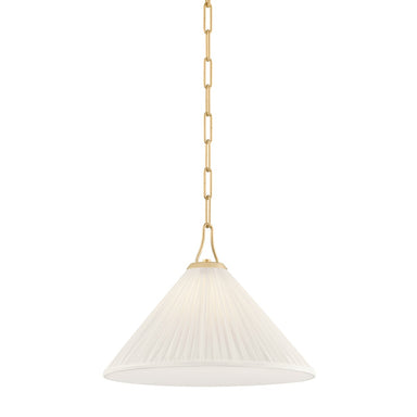 Mitzi Canada - One Light Pendant - Merida - Aged Brass- Union Lighting Luminaires Decor