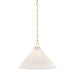 Mitzi Canada - One Light Pendant - Merida - Aged Brass- Union Lighting Luminaires Decor