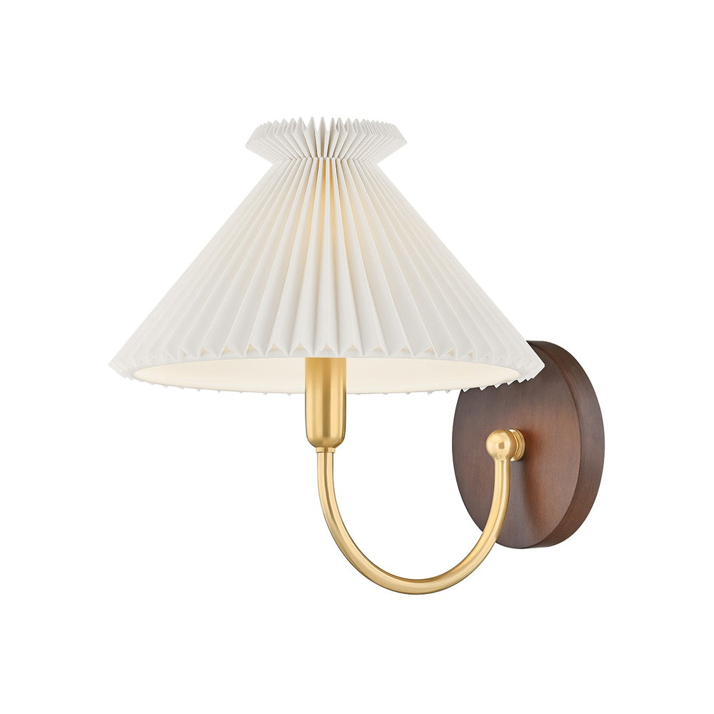 Mitzi Canada - One Light Wall Sconce - Acacia - Aged Brass- Union Lighting Luminaires Decor