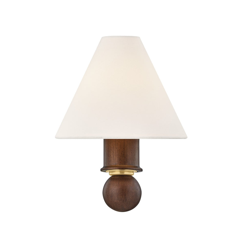 Mitzi Canada - One Light Wall Sconce - Candice - Aged Brass- Union Lighting Luminaires Decor