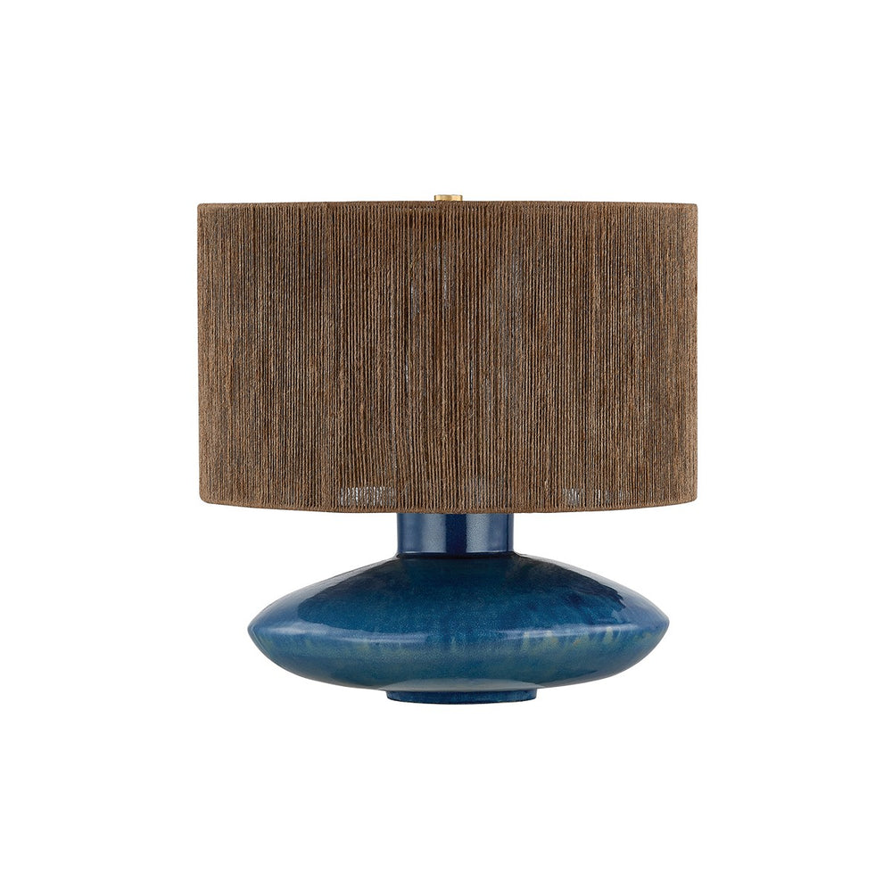 Mitzi Canada - One Light Table Lamp - Enya - Aged Brass/Ceramic Shadow Amphora- Union Lighting Luminaires Decor