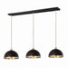Z-Lite Canada - Three Light Pendant - Landry - Matte Black + Brushed Nickel- Union Lighting Luminaires Decor