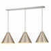 Z-Lite Canada - Three Light Pendant - Eaton - Brushed Nickel- Union Lighting Luminaires Decor