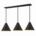 Z-Lite Canada - Three Light Pendant - Eaton - Matte Black- Union Lighting Luminaires Decor