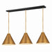 Z-Lite Canada - Three Light Pendant - Eaton - Rubbed Brass- Union Lighting Luminaires Decor