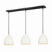 Z-Lite Canada - Three Light Pendant - Z-Studio - Satin White- Union Lighting Luminaires Decor