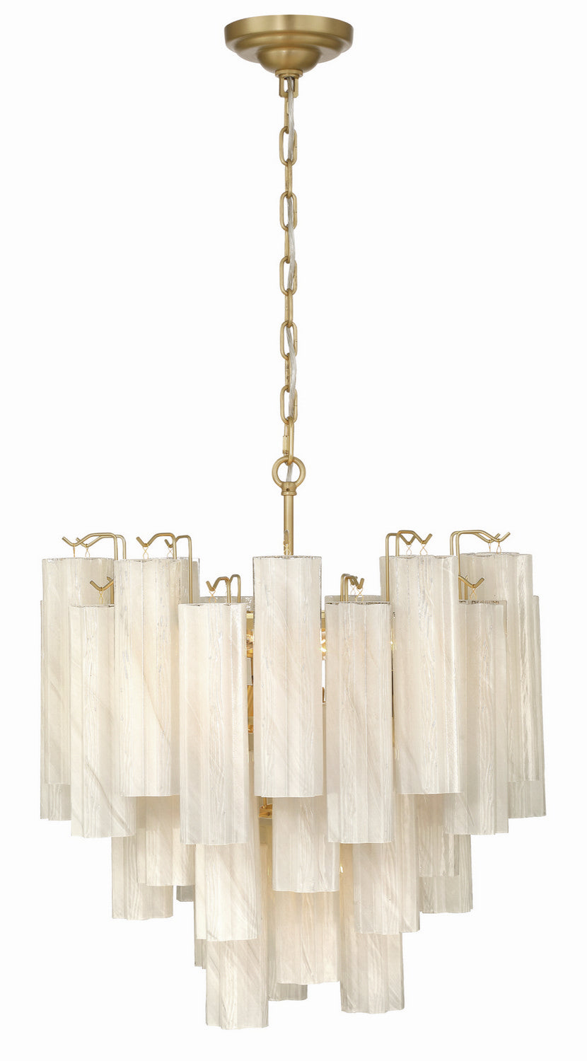 Artcraft Canada - 11 Light Chandelier - Sophia - Brushed Brass- Union Lighting Luminaires Decor