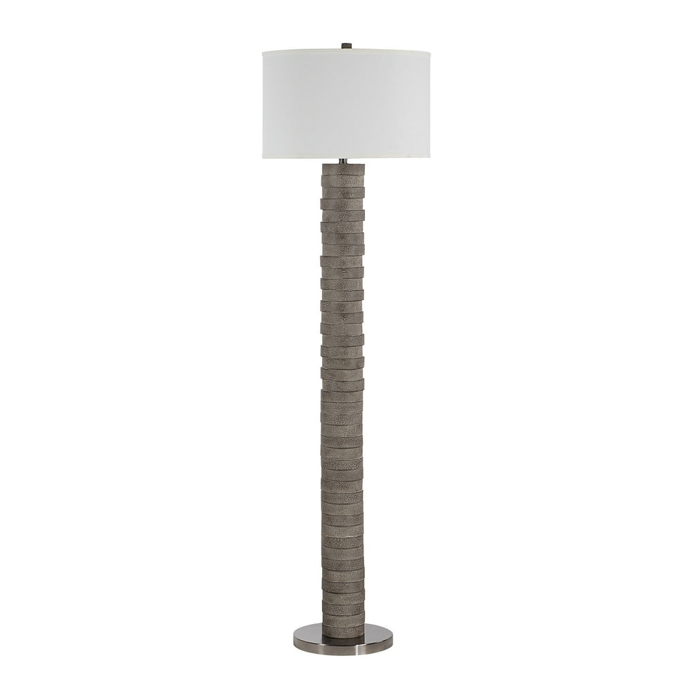 Renwil Canada - Floor Lamp - Moringa - Warm Charcoal Grey- Union Lighting Luminaires Decor