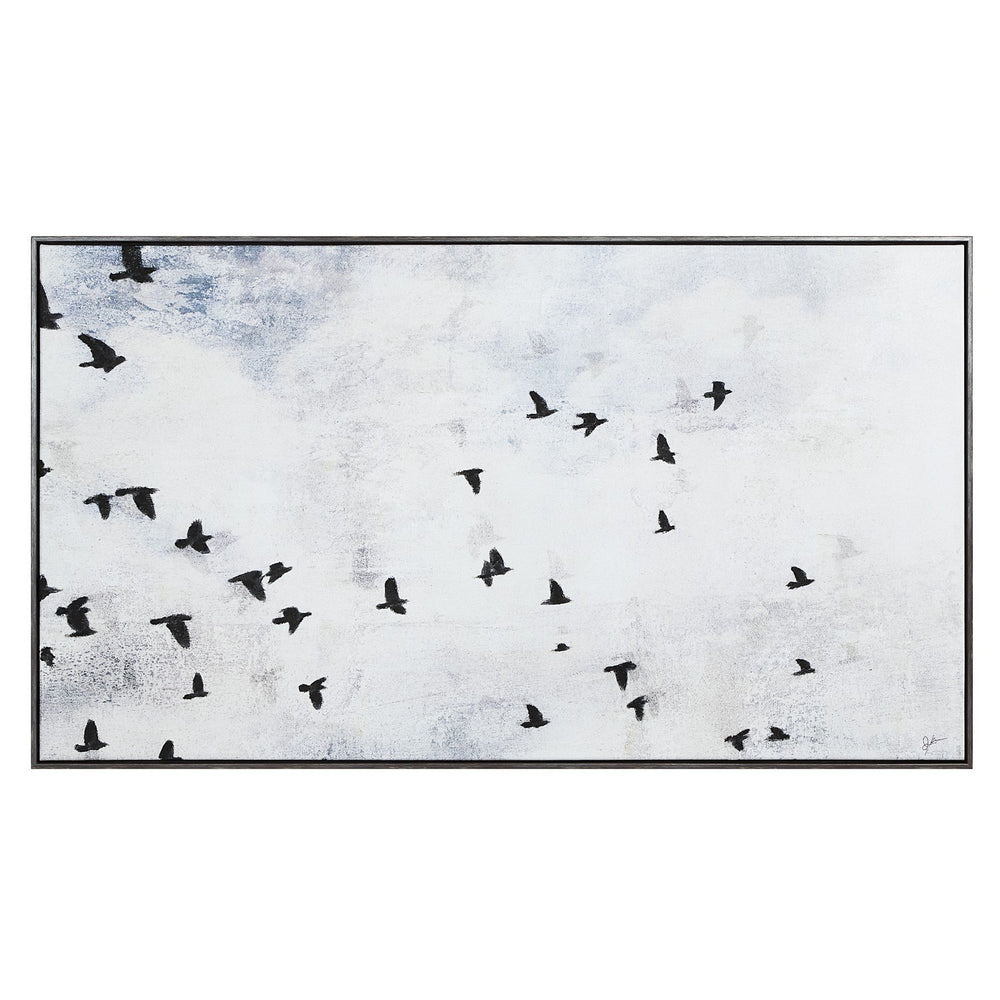 Renwil Canada - Canvas Art - Paz - Grey Wood- Union Lighting Luminaires Decor