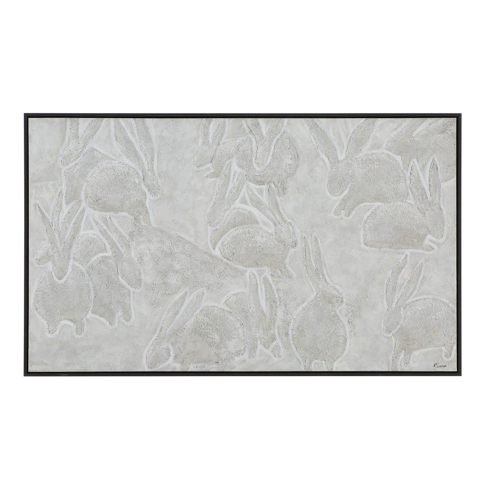 Renwil Canada - Canvas Art - Lacey - Dark Grey- Union Lighting Luminaires Decor