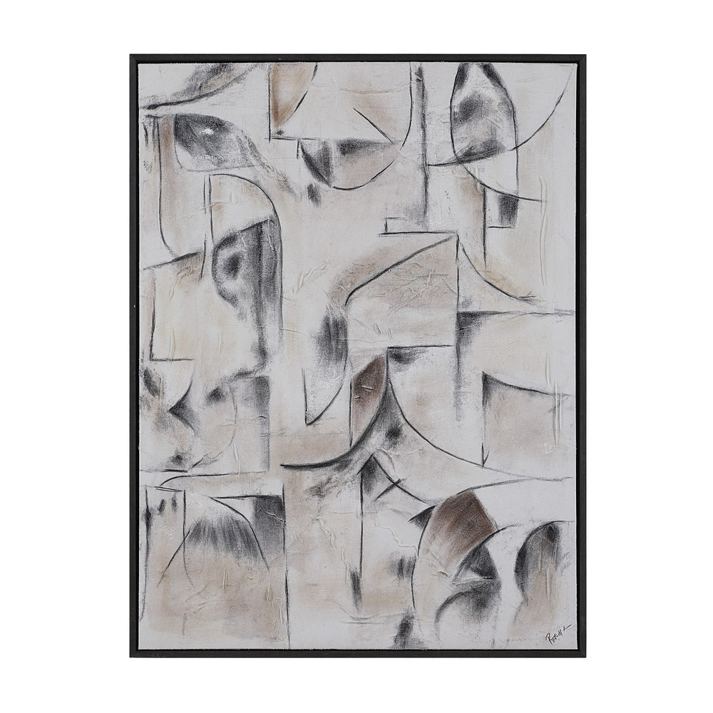 Renwil Canada - Canvas Art - Yann - Dark Grey- Union Lighting Luminaires Decor