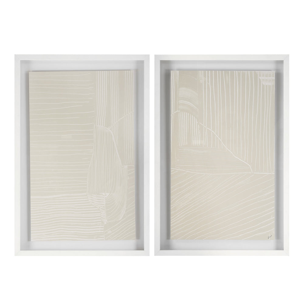 Renwil Canada - Wall Art - Marlon - Painted White- Union Lighting Luminaires Decor