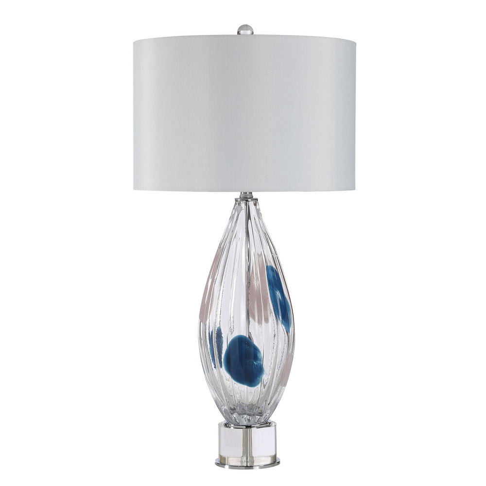 Renwil Canada - Table Lamp - Luxor - Clear And Blue- Union Lighting Luminaires Decor