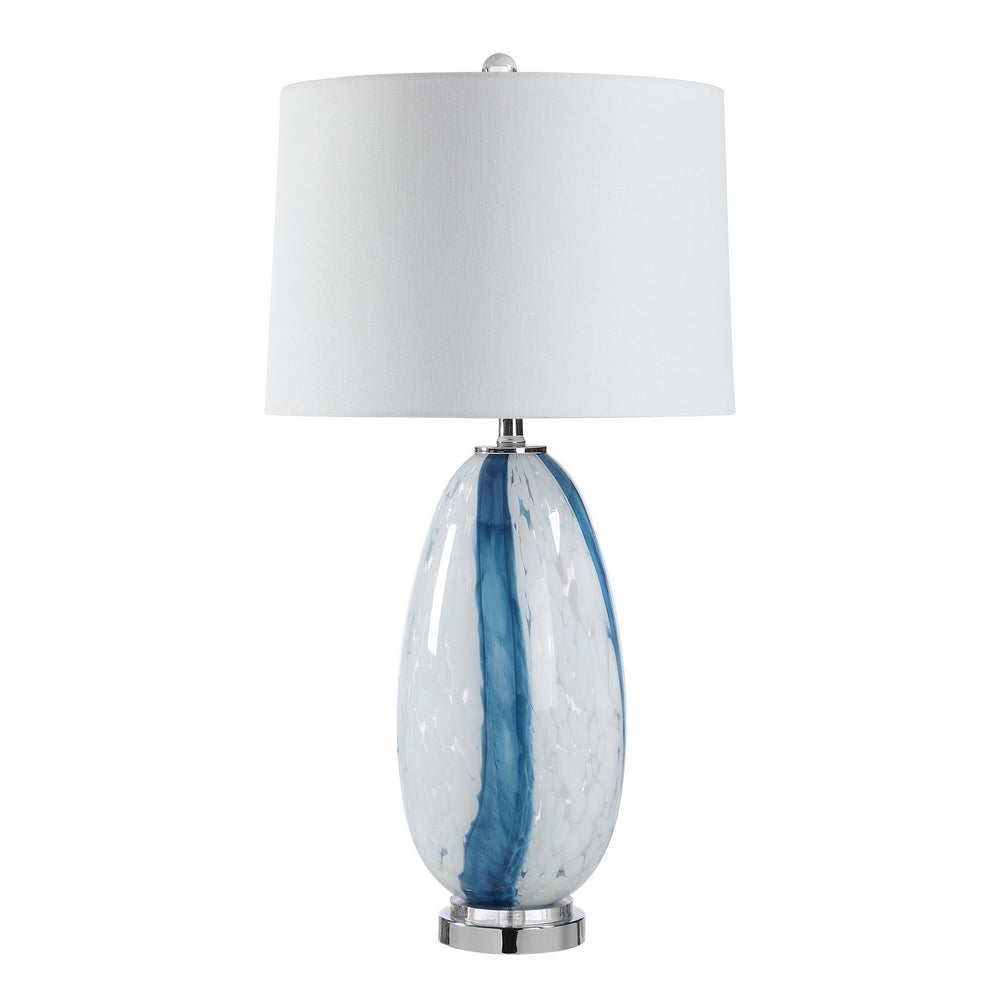 Renwil Canada - Table Lamp - Solis - Clear And Blue- Union Lighting Luminaires Decor
