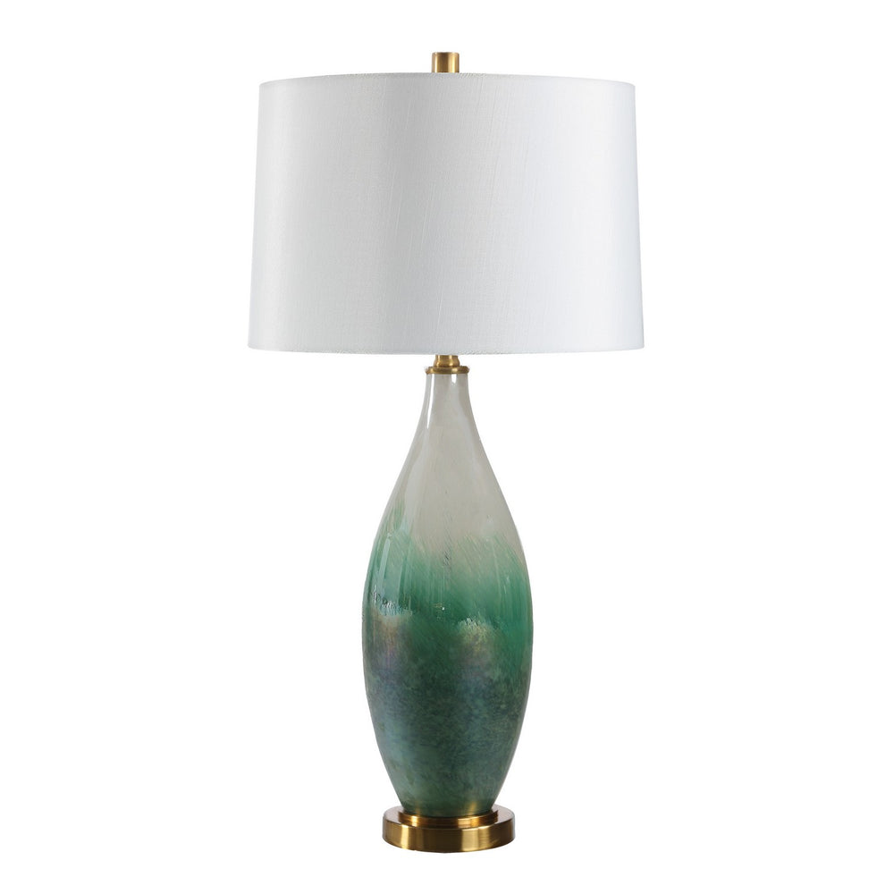 Renwil Canada - Table Lamp - Wave - Green- Union Lighting Luminaires Decor