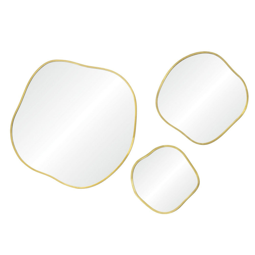 Renwil Canada - Mirror - Nucleus - Satin Brass- Union Lighting Luminaires Decor