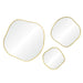 Renwil Canada - Mirror - Nucleus - Satin Brass- Union Lighting Luminaires Decor