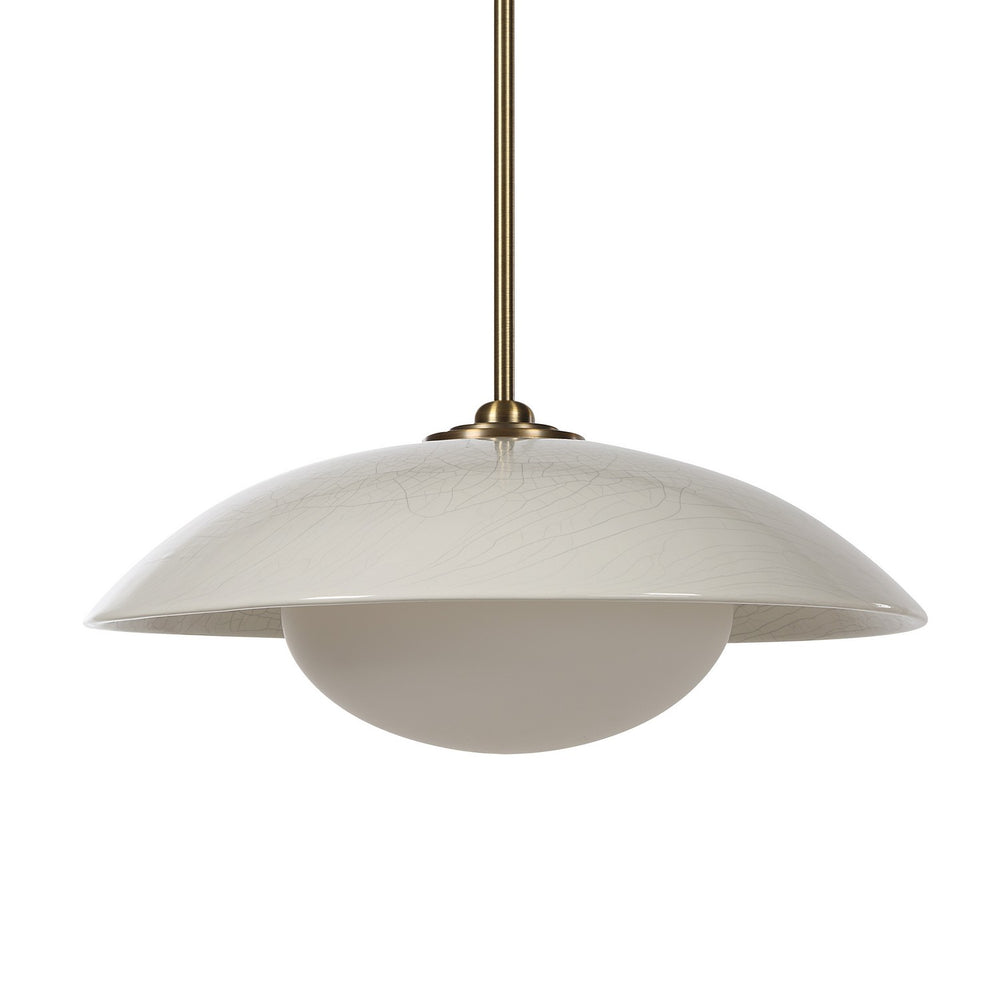 Renwil Canada - Ceiling Fixture - Abbie - Off-White Crackle- Union Lighting Luminaires Decor