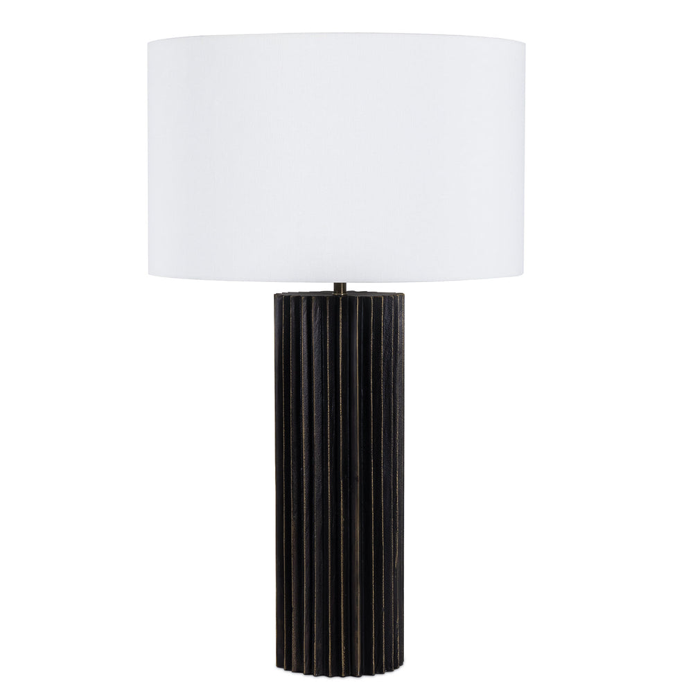 Regina Andrew Canada - One Light Table Lamp - Zara - Blacken Zinc- Union Lighting Luminaires Decor