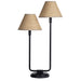 Regina Andrew Canada - Two Light Table Lamp - Polly - Blackened Brass- Union Lighting Luminaires Decor