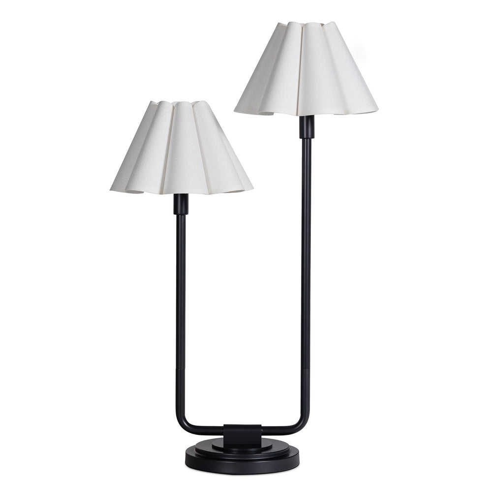 Regina Andrew Canada - Two Light Table Lamp - Polly - Blackened Brass- Union Lighting Luminaires Decor