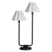 Regina Andrew Canada - Two Light Table Lamp - Polly - Blackened Brass- Union Lighting Luminaires Decor