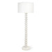 Regina Andrew Canada - One Light Floor Lamp - Fishbone - White- Union Lighting Luminaires Decor