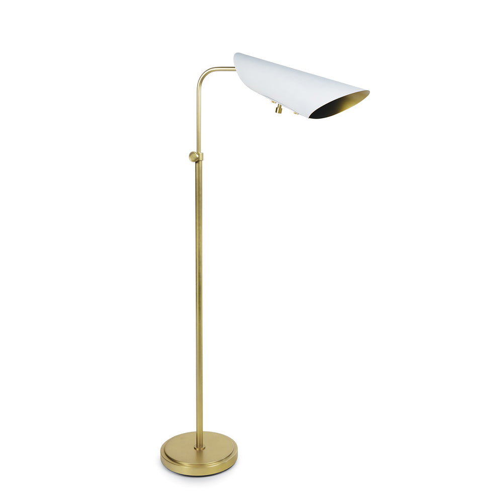 Regina Andrew Canada - One Light Floor Lamp - Vest - White- Union Lighting Luminaires Decor