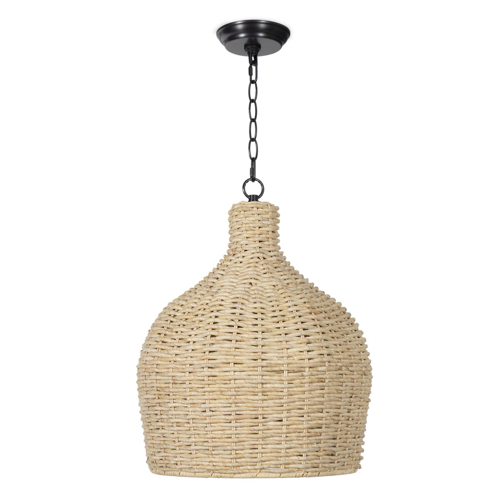 Regina Andrew Canada - Three Light Pendant - Campagna - Natural- Union Lighting Luminaires Decor
