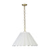 Regina Andrew Canada - Three Light Pendant - Allison - White- Union Lighting Luminaires Decor