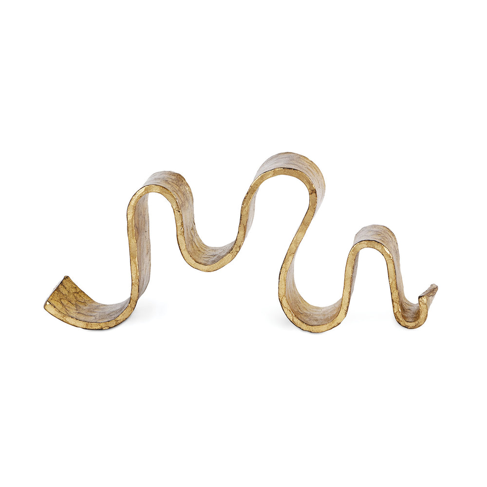 Regina Andrew Canada - Sculpture - Wave - Gold Leaf- Union Lighting Luminaires Decor