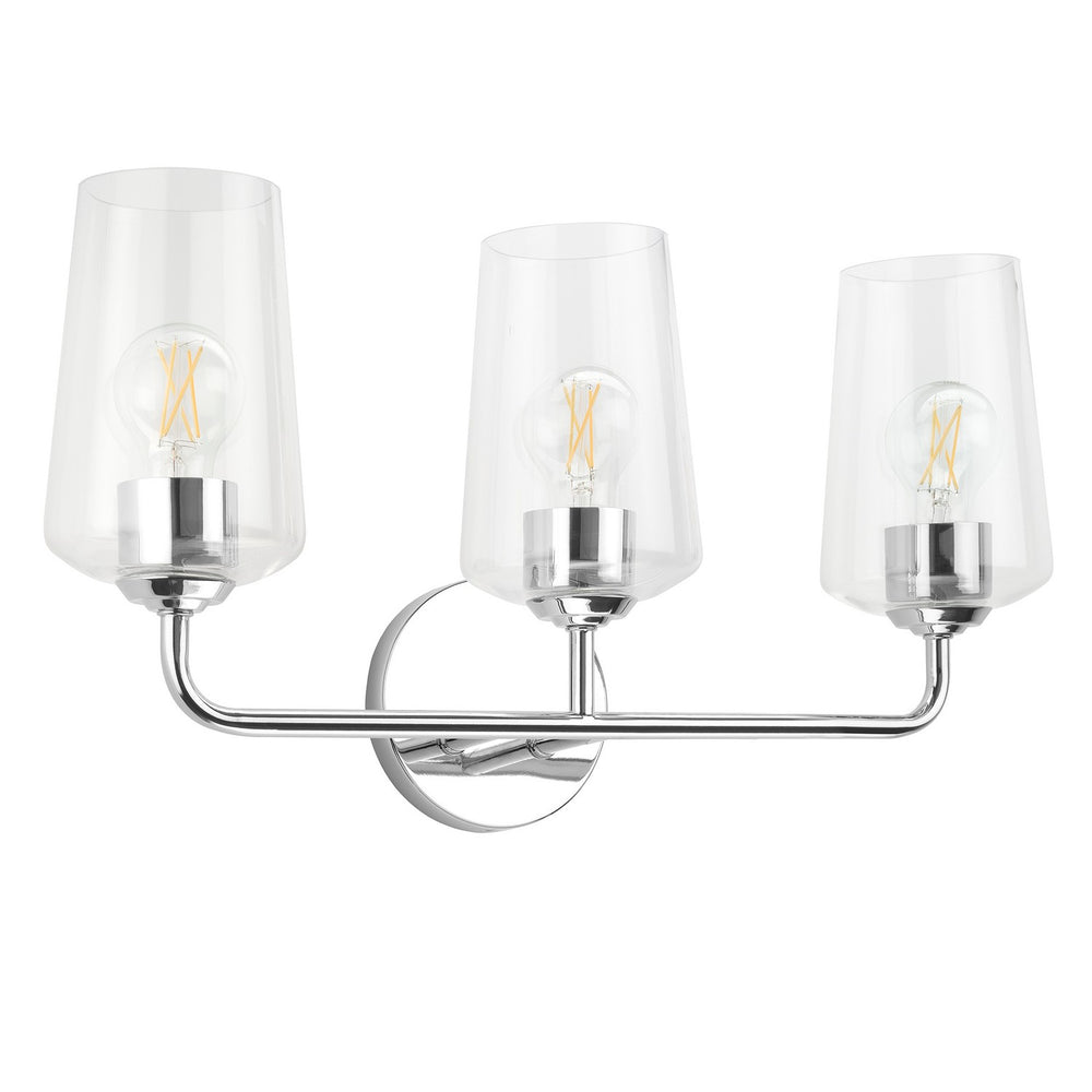 Progress Canada - Three Light Bath & Vanity - Celino - Polished Chrome- Union Lighting Luminaires Decor
