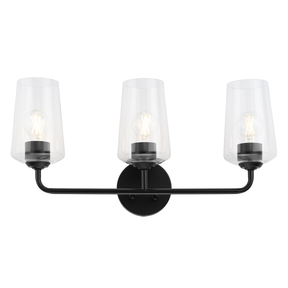 Progress Canada - Three Light Bath & Vanity - Celino - Black- Union Lighting Luminaires Decor