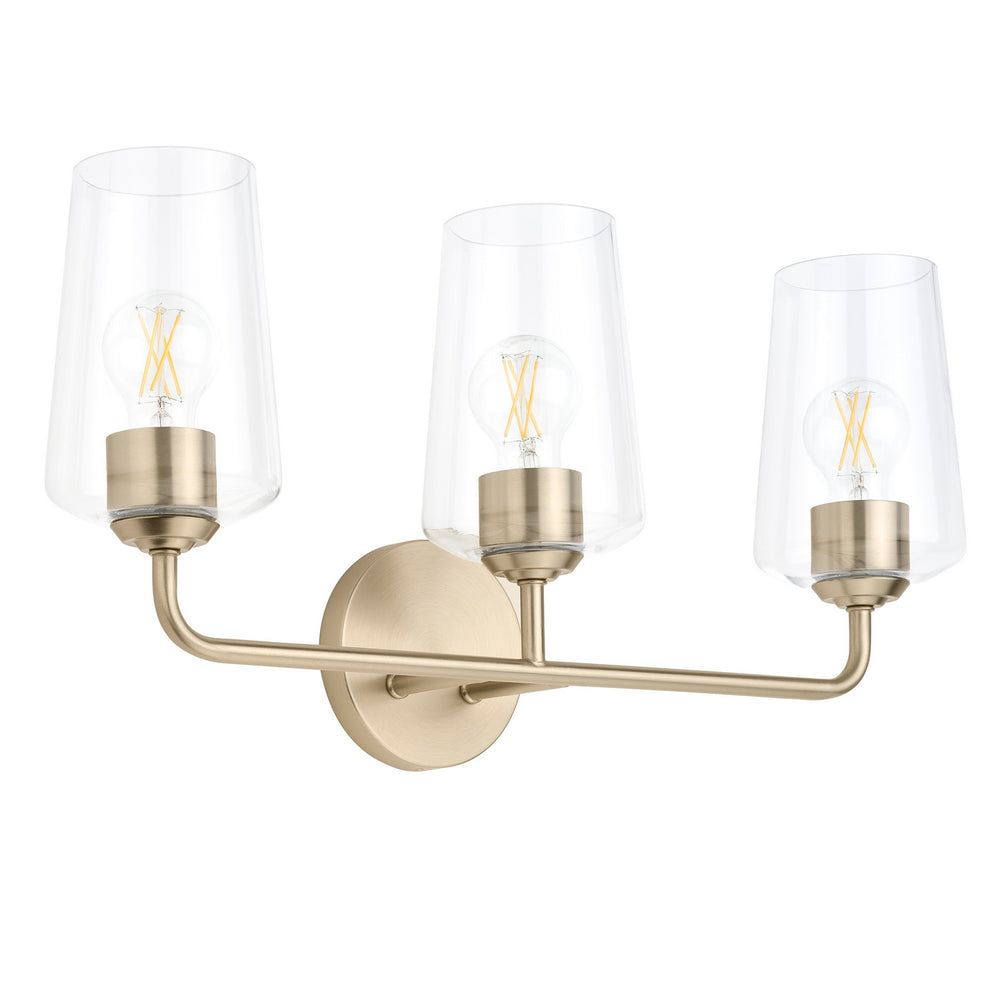 Progress Canada - Three Light Bath & Vanity - Celino - Champagne Bronze- Union Lighting Luminaires Decor