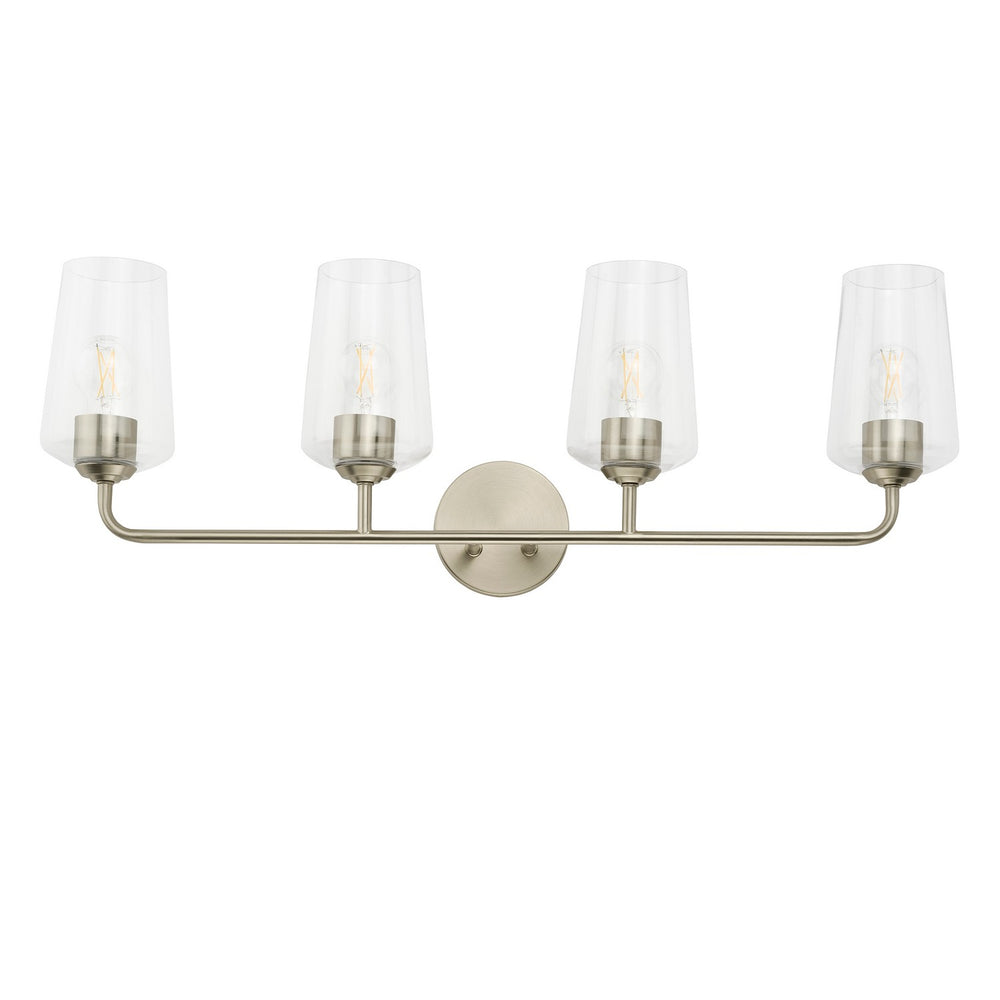 Progress Canada - Four Light Bath & Vanity - Celino - Brushed Nickel- Union Lighting Luminaires Decor