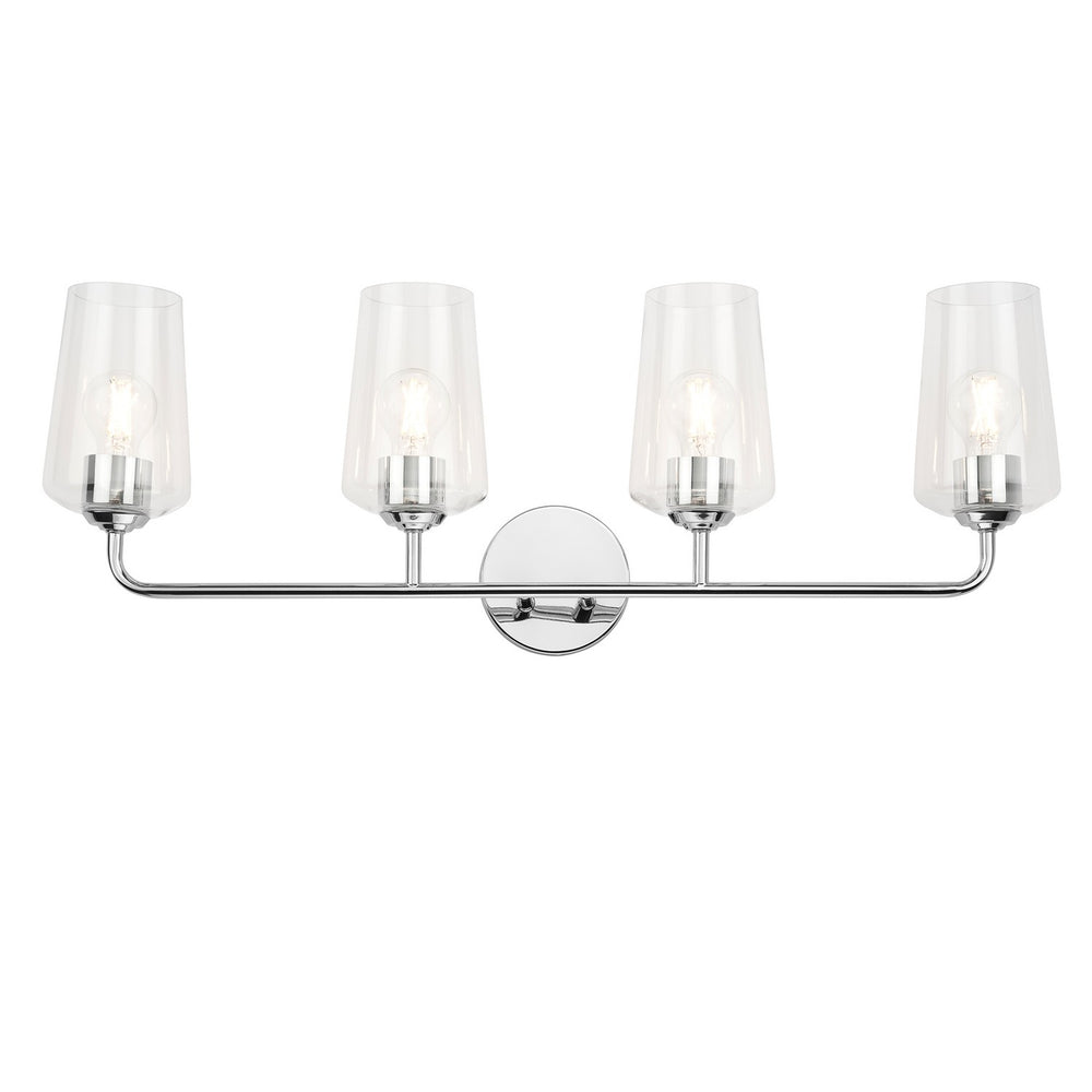 Progress Canada - Four Light Bath & Vanity - Celino - Polished Chrome- Union Lighting Luminaires Decor