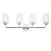 Progress Canada - Four Light Bath & Vanity - Celino - Polished Chrome- Union Lighting Luminaires Decor