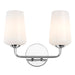 Progress Canada - Two Light Bath & Vanity - Celino - Polished Chrome- Union Lighting Luminaires Decor